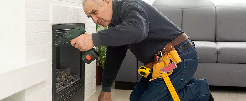 New Indoor Fireplace Installation in Elkridge, Maryland