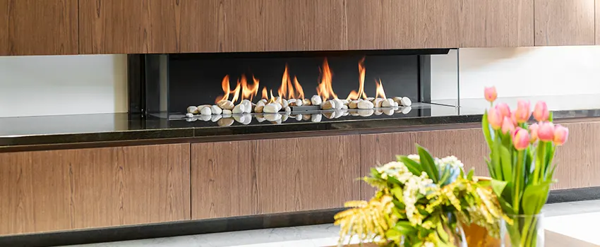 Double-height Fireplace Design Refurbishment in Elkridge, Maryland