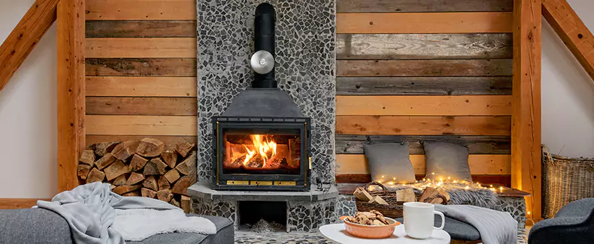 Thelin Hearth Products Direct Vent Gas Stove Fireplace Inspection in Elkridge, Maryland